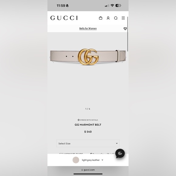 Authentic Gucci belt. - Picture 2 of 5